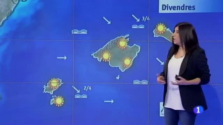 Informatiu Balear - El temps a les Illes Balears - 09/01/15