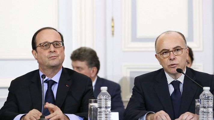 Telediario 1 - Reunión del Gabinete de Crisis del Gobierno francés
