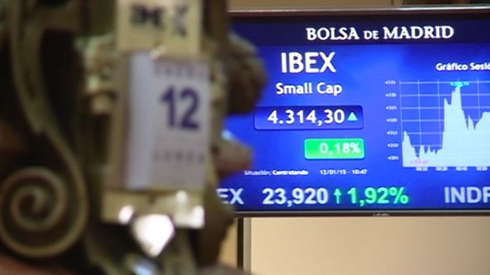 Telediario 1 - Jornada de rebote en la Bolsa
