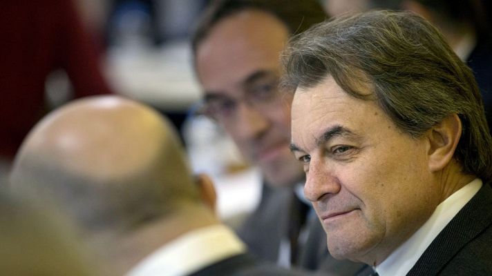 Telediario 1 - Posible adelanto electoral en Cataluña