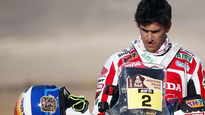 Telediario 1 - Marc Coma toma el liderato y Joan Barreda pierde toda opción