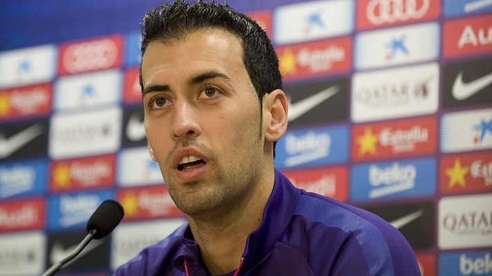 Telediario 1 - Busquets: "Messi es dueño de su futuro"