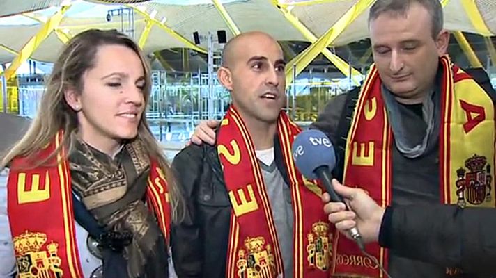 Telediario 1 - Contratan hinchas conquenses para animar a Catar en el Mundial