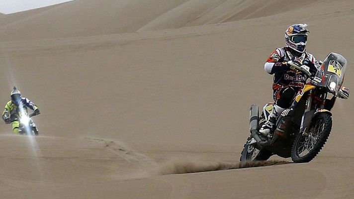 Telediario 1 - Coma cede 3:43 a Gonçalves, Roma gana la primera etapa y Al Attiyah se afianza