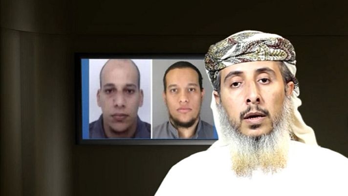 Telediario 1 - Al Qaeda en Yemen se atribuye el atentado a 'Charlie Hebdo'