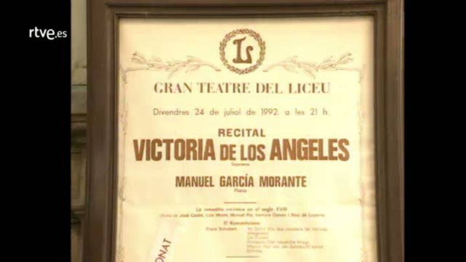 Arxiu TVE Catalunya - Recital Victòria dels Àngels al Gran Teatre del Liceu - II