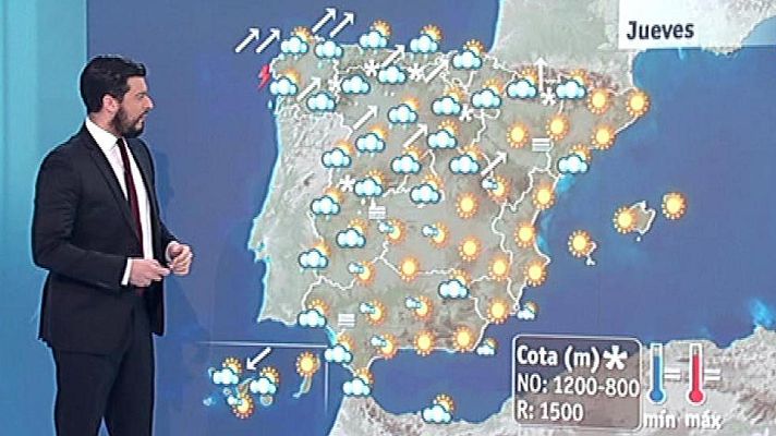 El tiempo - Alerta por oleaje en Galicia y el Cantábrico