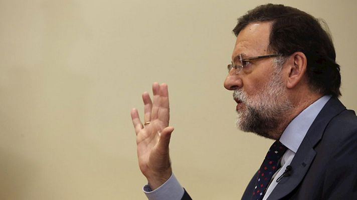 Telediario 1 - Rajoy: el anuncio de Mas evidencia su "fracaso"