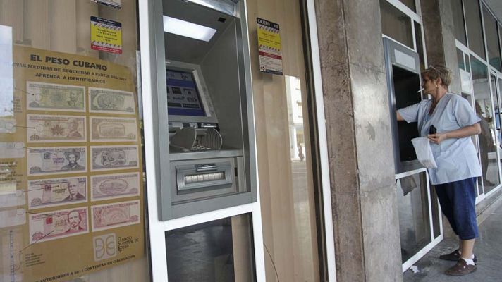 Telediario 1 - EE.UU. relaja las sanciones a Cuba