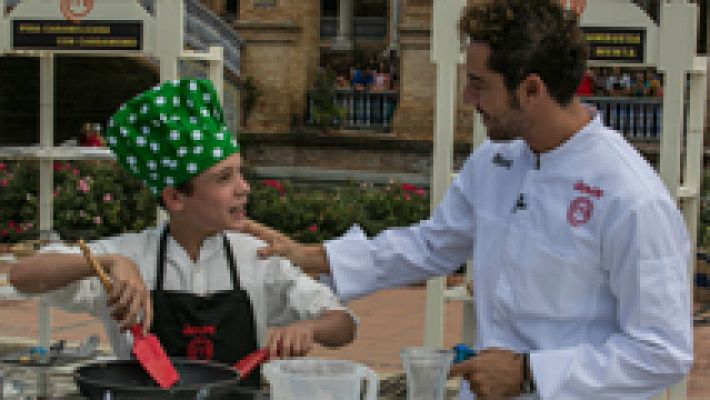 MasterChef Junior - David Bisbal sorprende a los aspirantes en Sevilla