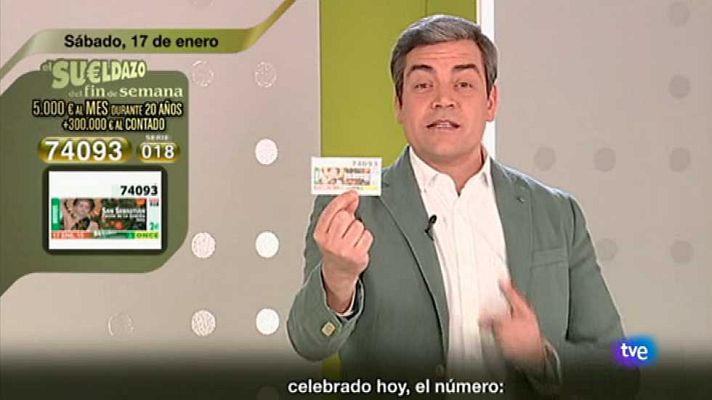 Sorteos ONCE - Sorteo ONCE - 17/01/15