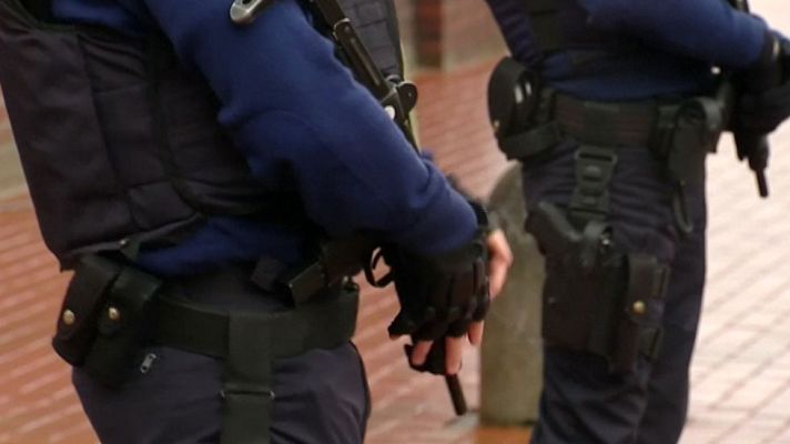 Telediario 1 - Los detenidos en Grecia no tienen relación con Bélgica