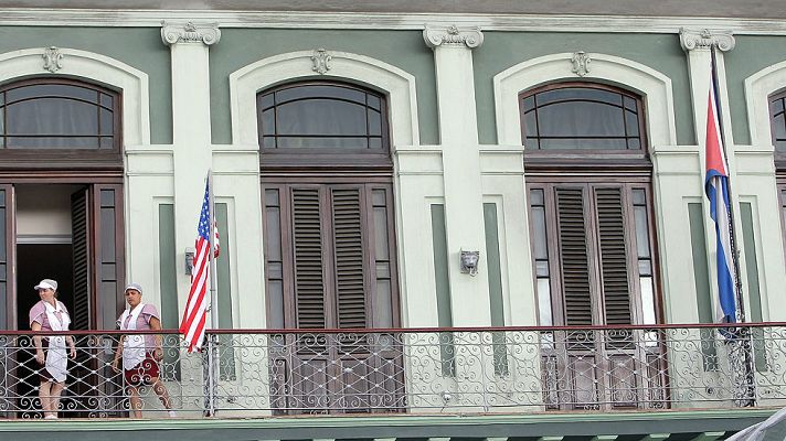 Telediario 1 - Empresarios de EE,UU. buscan su hueco en Cuba