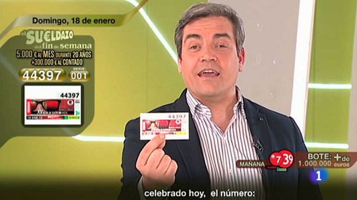 Sorteos ONCE - Sorteo ONCE - 18/01/15