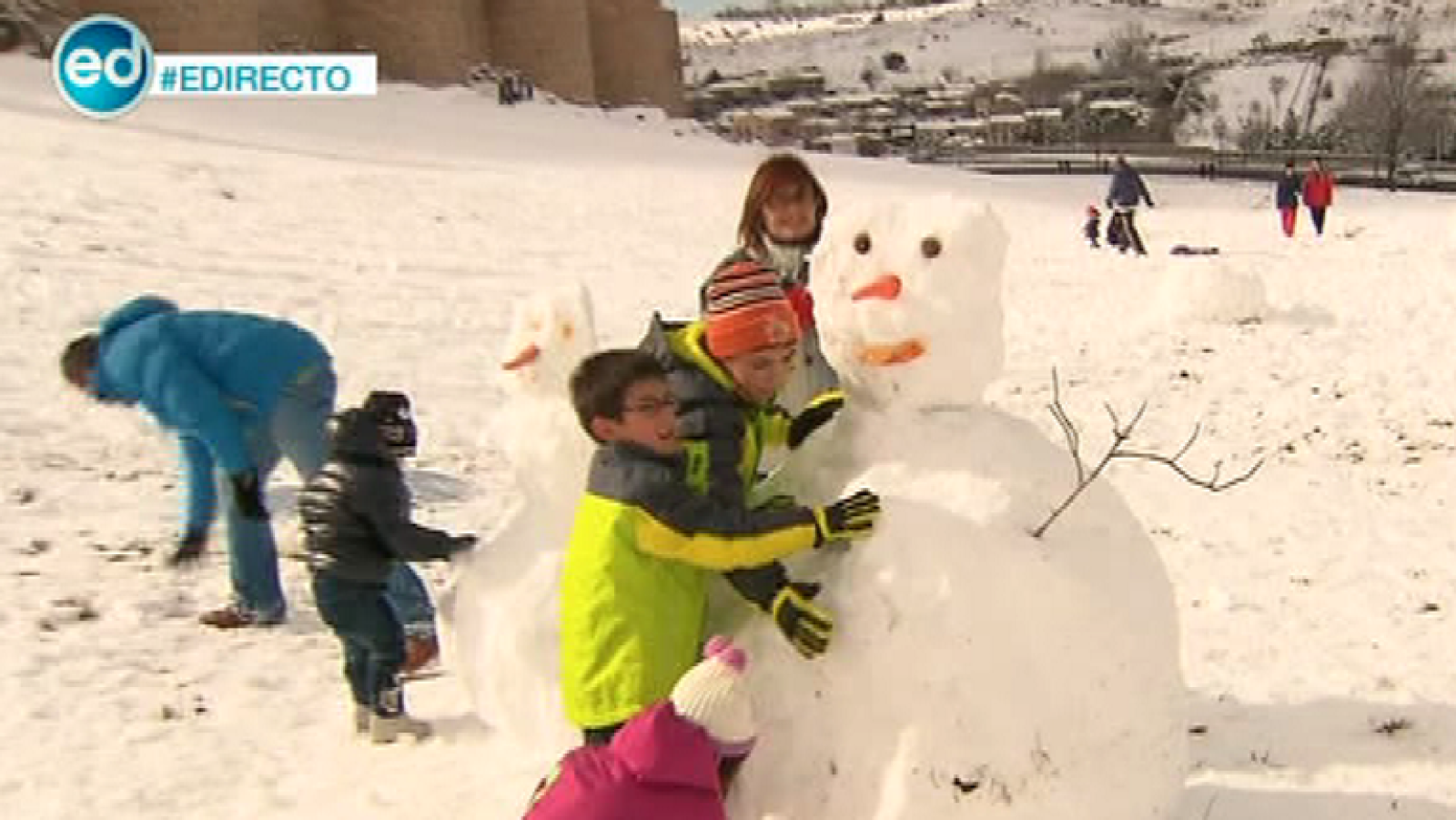 España Directo-  La nieve nos deja un lunes de postal