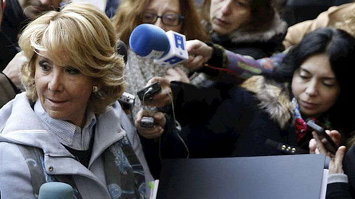Telediario 1 - Archivada las diligencias contra Esperanza Aguirre