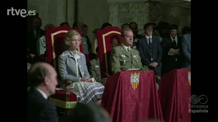Documentales Color - LOS REYES EN EL MONASTERIO DE POBLET. 1976