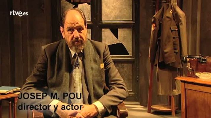 Atención obras - El director Josep Maria Pou y al actor Andrés Herrera