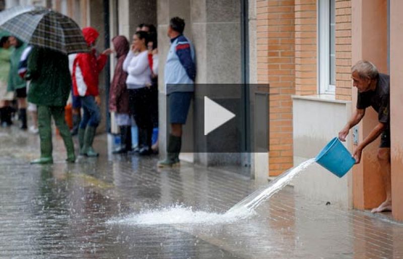 En Sueca sigue la alerta por fuertes lluvias