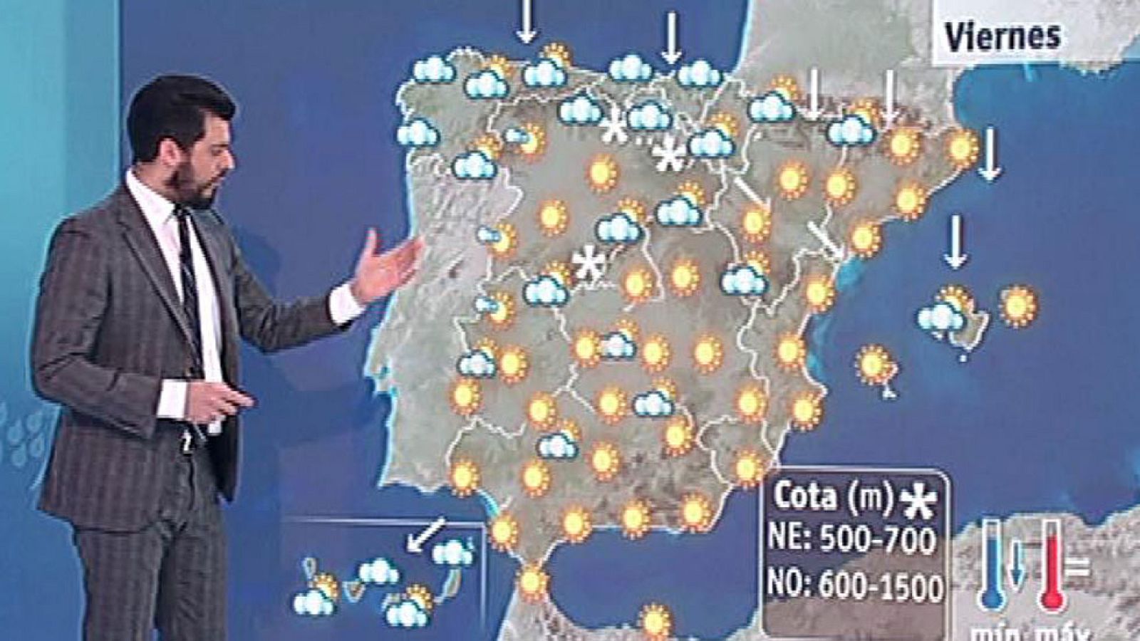 Hoy se espera viento fuerte en casi toda la Península, Baleares y Canarias