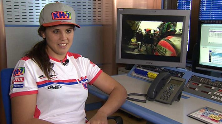 Telediario 1 - Laia Sanz visita Torrespaña