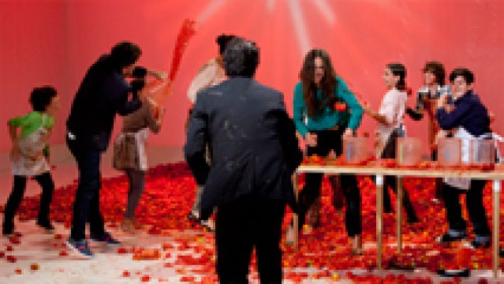 MasterChef Junior - Tomatina en plató