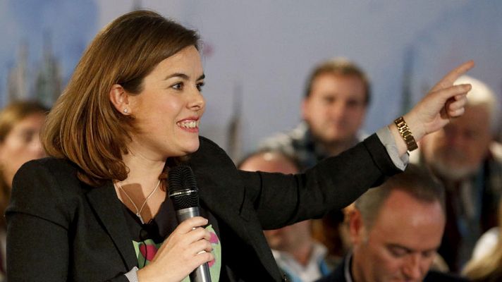 Telediario 1 - Soraya anuncia que están trabajando la ley de 2ª oportunidad