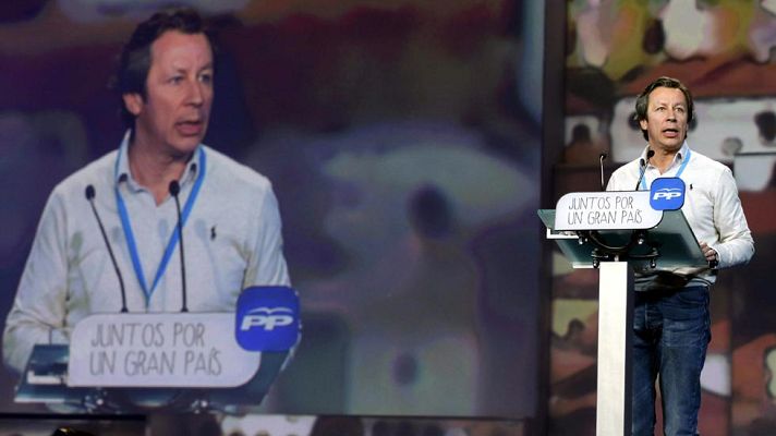 Telediario 1 - Floriano dice que en el PP no hay hueco para la corrupción