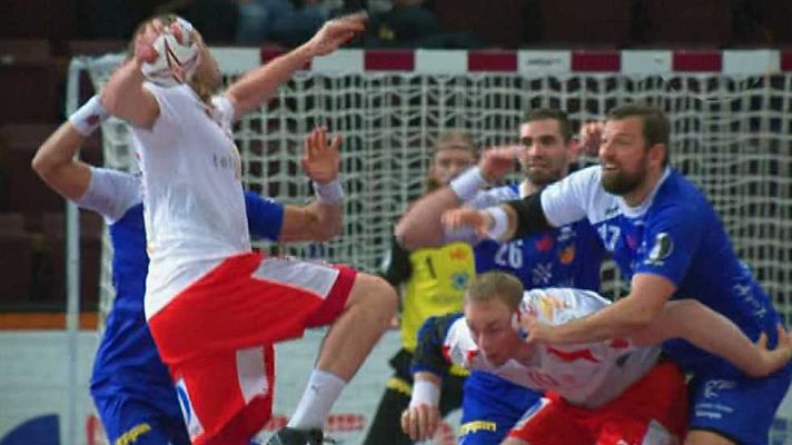 Mundiales de Balonmano - Campeonato del Mundo masculino, 1/8 final: Islandia-Dinamarc