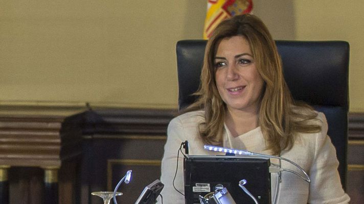 Telediario 1 - Susana Díaz critica a Rajoy
