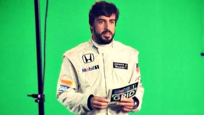 Telediario 1 - Fernando Alonso ya luce el mono de McLaren