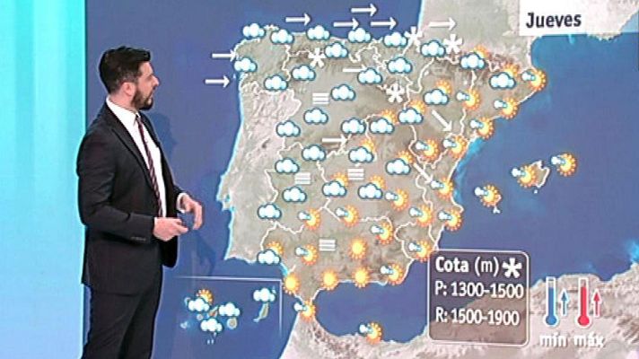 El tiempo - Mucho viento y fuerte oleaje en la Cornisa cantábrica