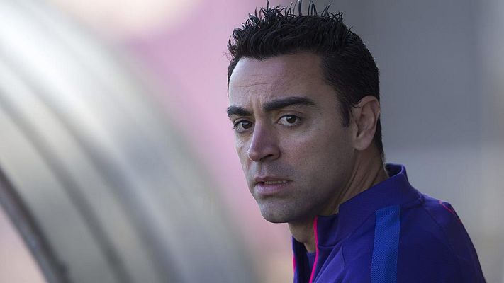 Telediario 1 - Xavi: "Hay que seguir remando"