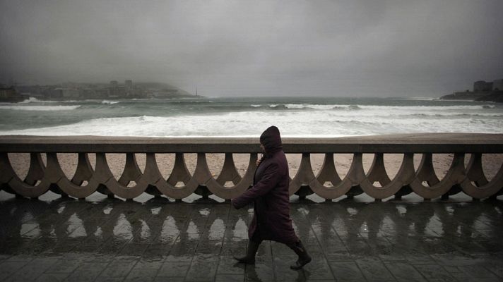 El tiempo - Nieve, viento fuerte y lluvias en gran parte del país