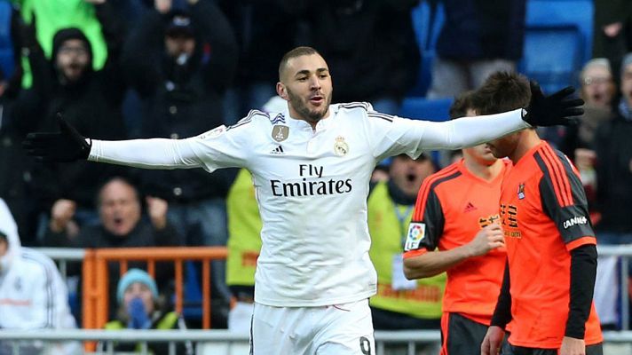 Telediario 1 - El 'gato' Benzema saca las garras de cara al gol