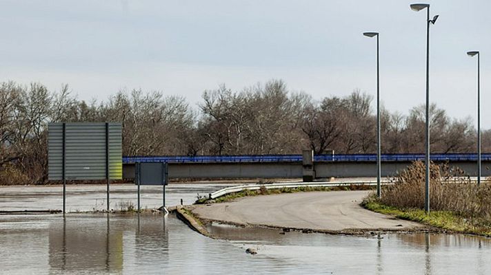 Telediario 1 - Temporal de invierno
