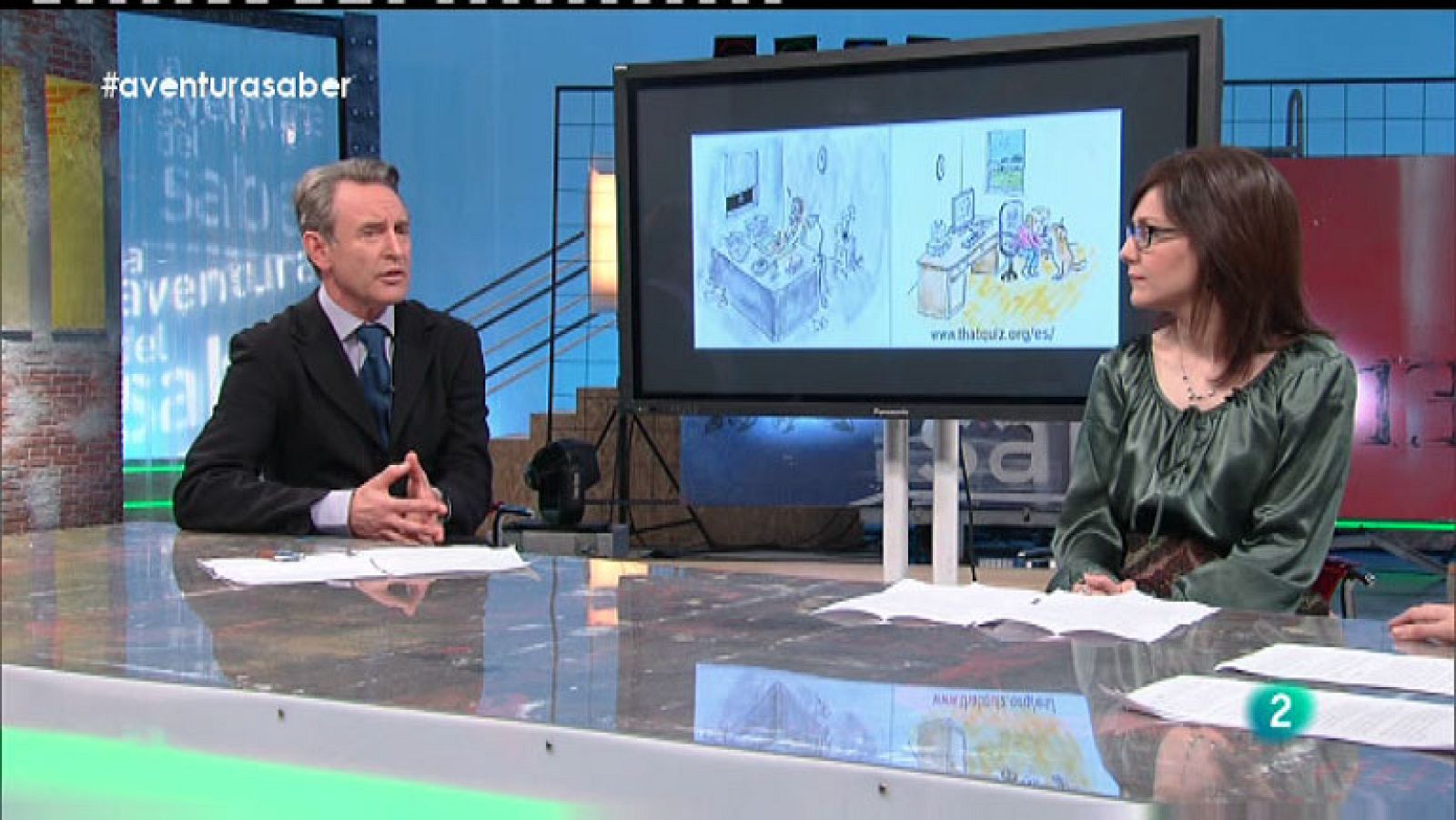 La Aventura del Saber. Hipólito Vivar y Natalia Abuín