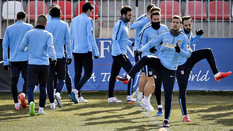El conjunto rojiblanco, que no tenía una semana completa para preparar un partido desde el parón navideño, dispone de toda la plantilla para preparar el choque liguero contra el Real Madrid.
