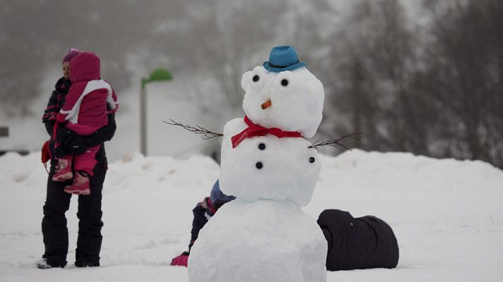 El tiempo - Alerta por nieve y viento así como por el descenso acusado de las temperaturas
