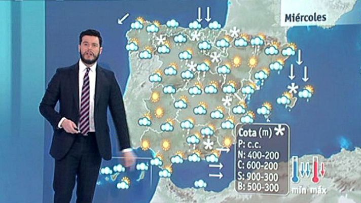 El tiempo - Mucho frío en todo el país y nevadas copiosas en el tercio norte