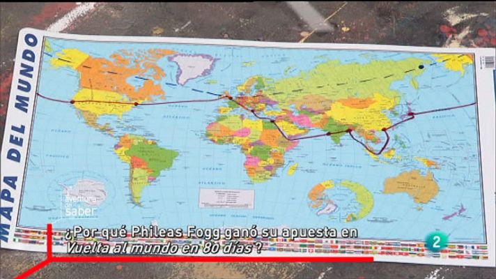 La aventura del Saber - ¿Por qué  Fogg ganó dío la Vuelta al mundo en 80 días?