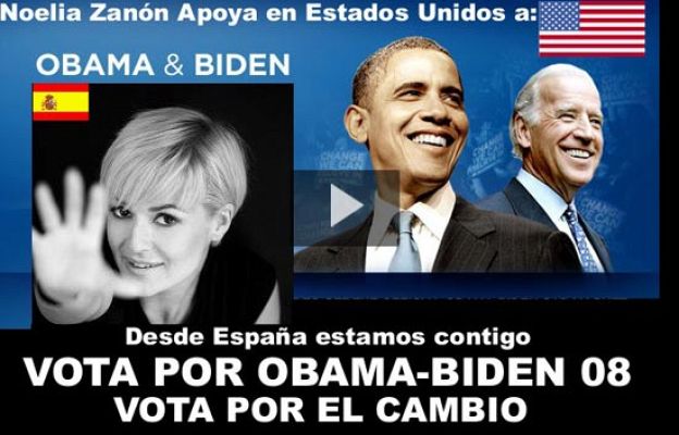  - Noelia Zanón con Obama