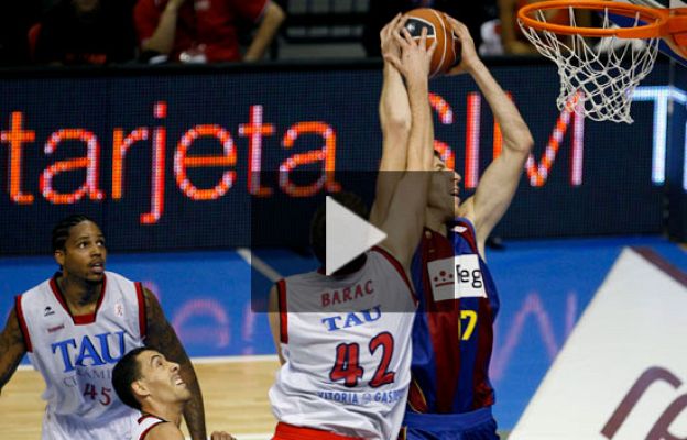 Baloncesto en RTVE - El Tau vence al Barça 73-70