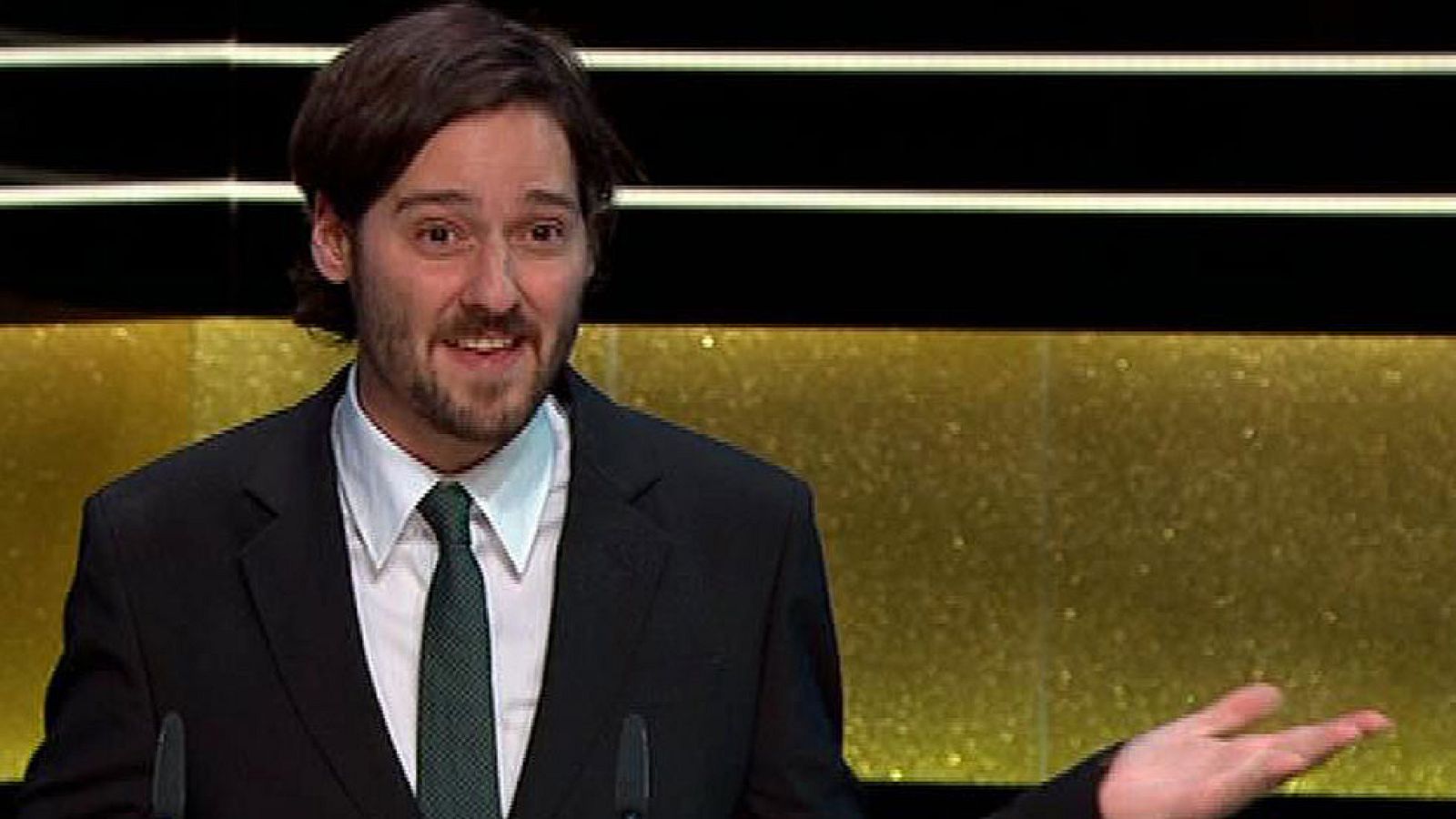 Carlos Marqués-Marcet recibe el Goya 2015 a mejor dirección novel por '10.000 km'