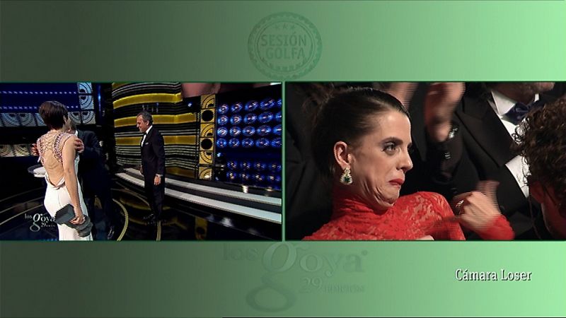 Goyas Golfos 2015 - La reacción de Macarena Gómez tras perder el Goya