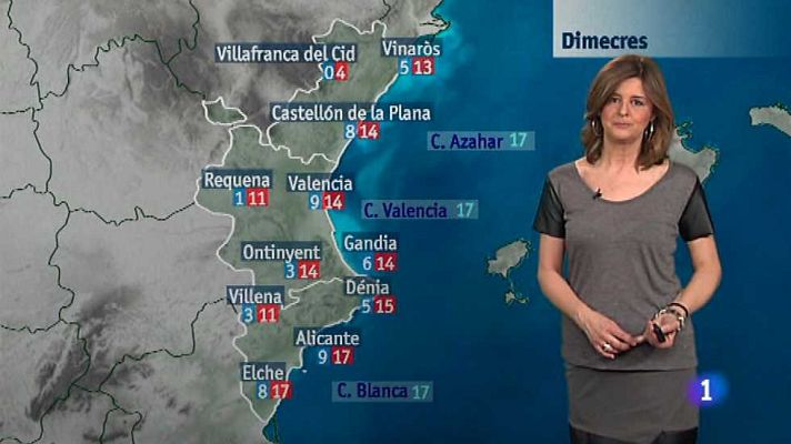 L'informatiu - Comunitat Valenciana - El tiempo en la Comunidad Valenciana - 10/02/15
