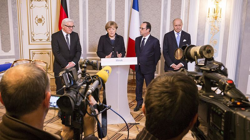 Los cumbre de Minsk termina con un acuerdo de alto el fuego en Ucrania a partir del 15 de febrero
