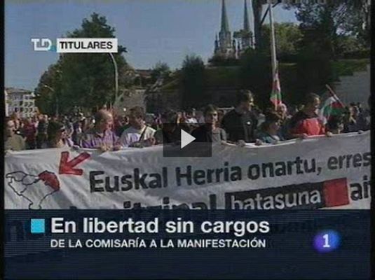 Telediario 1 - Telediario en 4' - 28/09/08