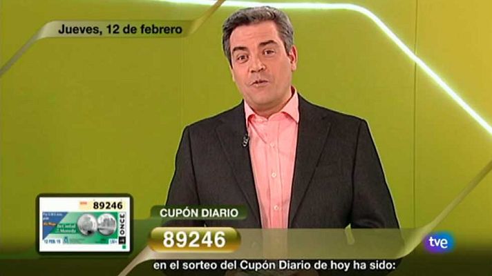 Sorteos ONCE - Sorteo ONCE - 12/02/15