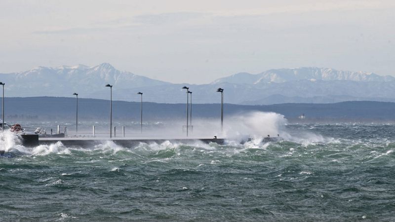 Vientos fuertes en el litoral norte, Gerona, Baleares y Alborán